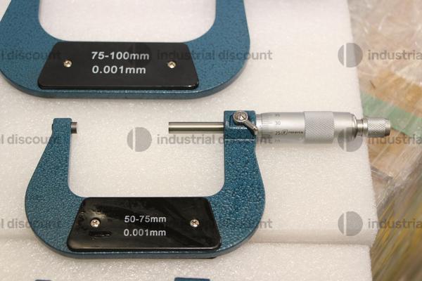 138#9012 Set 8x Micrometri Millesimali per Esterni 0-200 x 0,001 mm  FREUTEK SDM0056 in vendita - foto 11