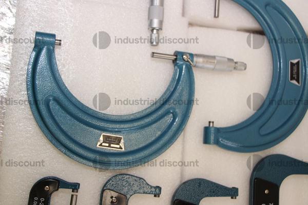 138#9012 Set 8x Micrometri Millesimali per Esterni 0-200 x 0,001 mm  FREUTEK SDM0056 in vendita - foto 13