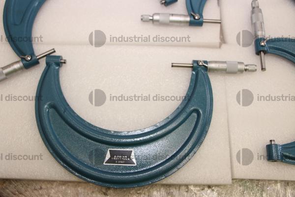 138#9012 Set 8x Micrometri Millesimali per Esterni 0-200 x 0,001 mm  FREUTEK SDM0056 in vendita - foto 17
