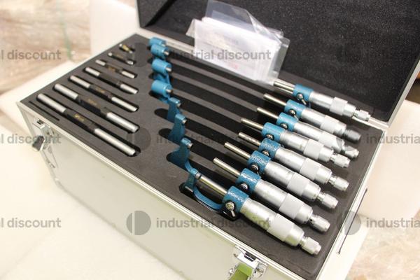 138#9012 Set 8x Micrometri Millesimali per Esterni 0-200 x 0,001 mm  FREUTEK SDM0056 in vendita - foto 27