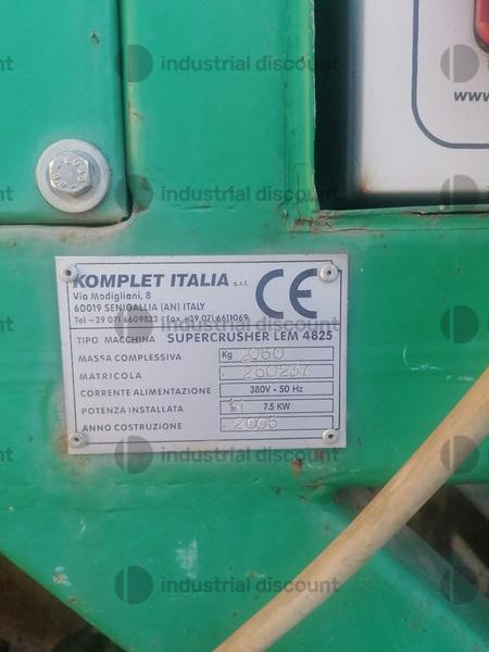 1#9022 Frantoio a mascelle per calcinacci Komplet Italia in vendita - foto 2