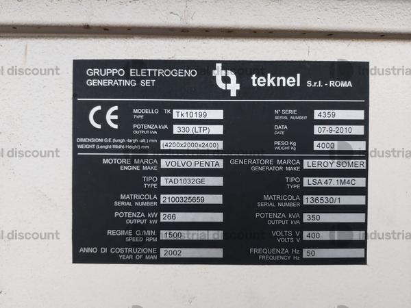 41#9027 Gruppo elettrogeno in vendita - foto 4