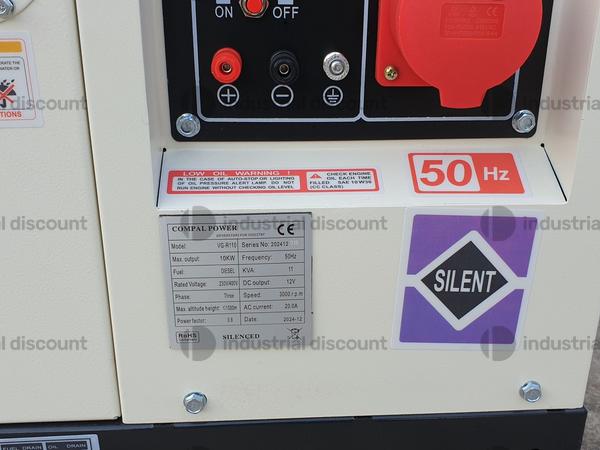 1#9061 Generatore elettrico COMPAL POWER VG-R110 in vendita - foto 9