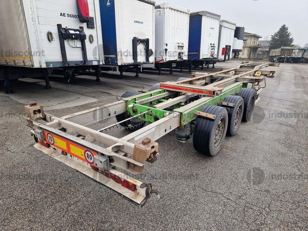13#9064 Rimorchio porta container SCHMITZ allungabile SCF 24G in vendita - foto 1