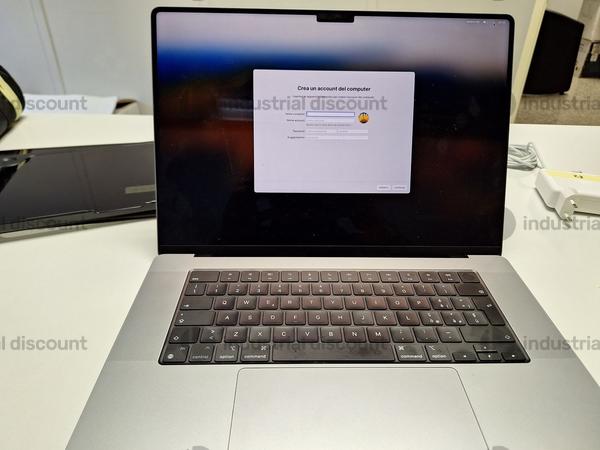 6#9095 Apple Macbook pro 16'' M1 pro mod. A2485 senza scatola in vendita - foto 5