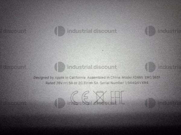 6#9095 Apple Macbook pro 16'' M1 pro mod. A2485 senza scatola in vendita - foto 9