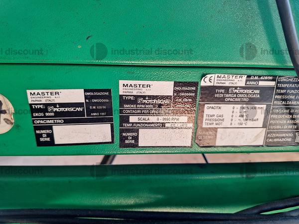 8#9135 Analizzatore fumi di scarico Motorscan in vendita - foto 4
