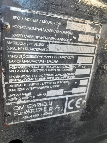 4#9140 Carrello elevatore OM E25 AC in vendita - foto 9