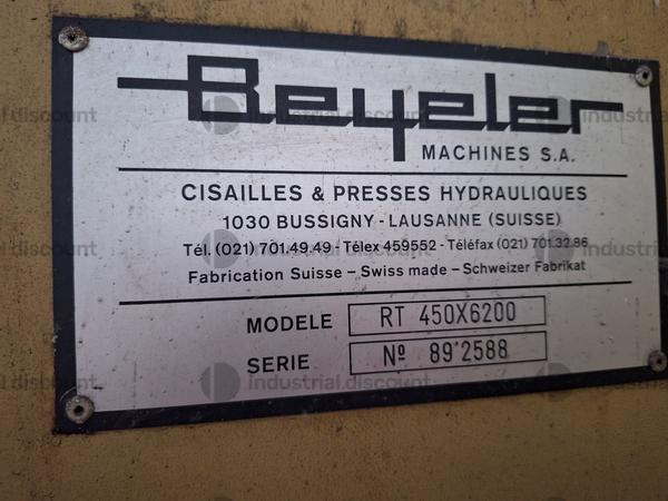 17#9186 Piegatrice Beyler in vendita - foto 2