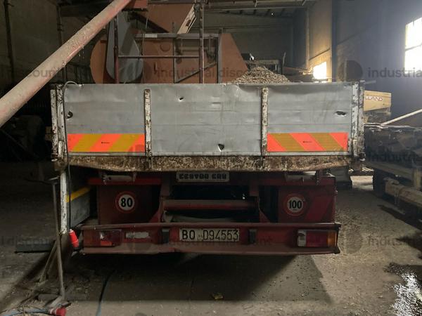 1#9189 Autocarro Fiat Iveco 109 con cassone ribaltabile trilaterale e gru Effer in vendita - foto 4