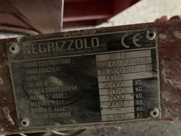 4#9189 Rimorchio agricolo Negrizzolo N200RP in vendita - foto 13