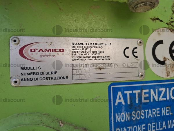 1#9194 Scuotitore da tronco o branca con gruetta marca D'Amico in vendita - foto 14