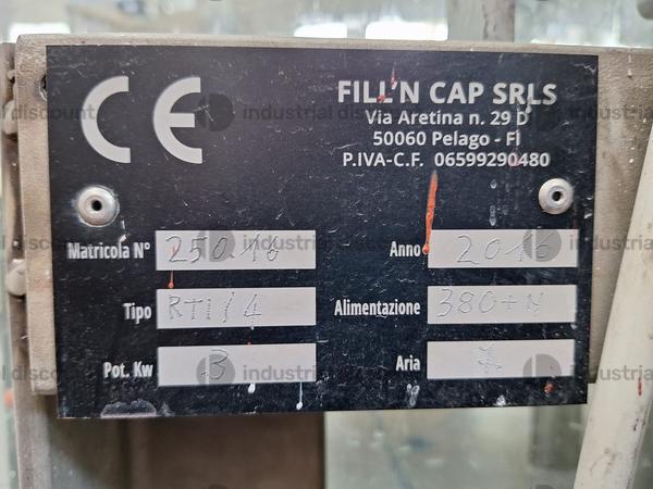 1#9258 Riempitrice Tappatrice Verticale Fill Tech S.r.l. RTL-2 P in vendita - foto 7