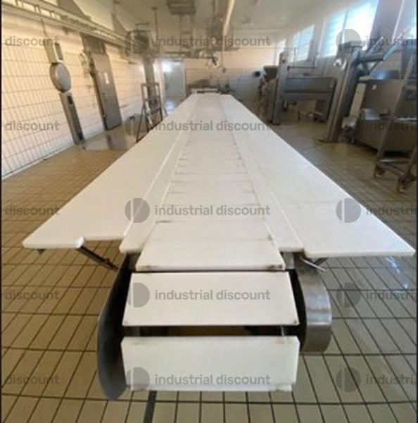 1#9271 Tavolo di sezionamento automatico con nastro a tapparelle in vendita - foto 2