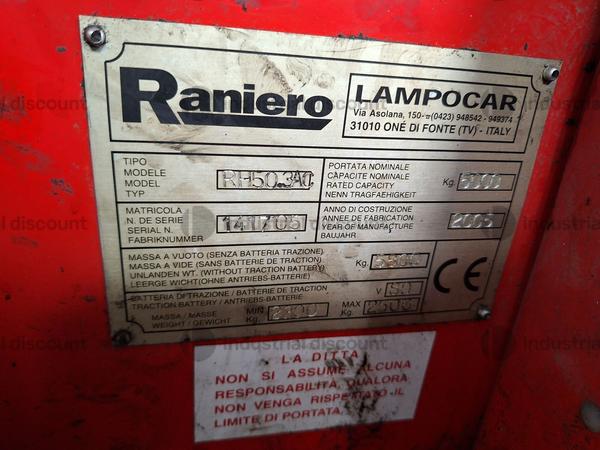 10#9286 Carrelli elevatori Rainero RH53 e RH45 in vendita - foto 6