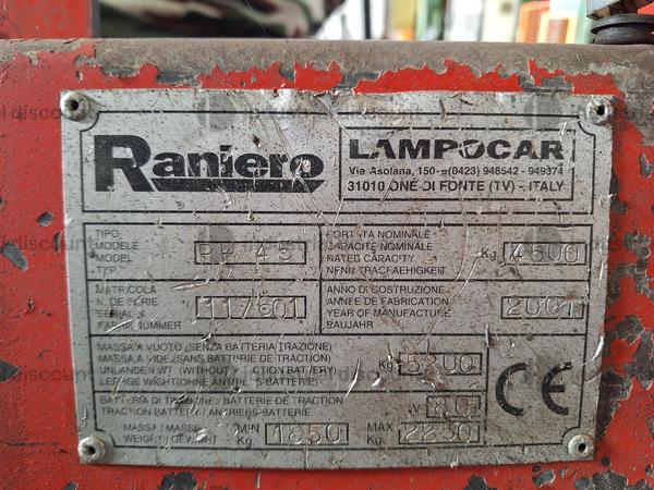 10#9286 Carrelli elevatori Rainero RH53 e RH45 in vendita - foto 15