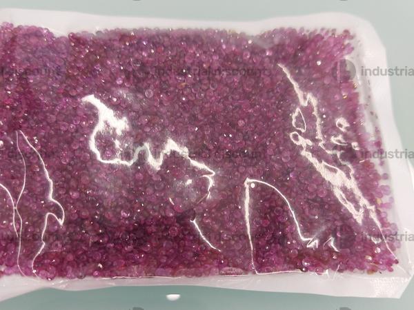 9#9289 Corindone naturale varietà zaffiro rosa taglio rotondo sfaccettato in vendita - foto 3
