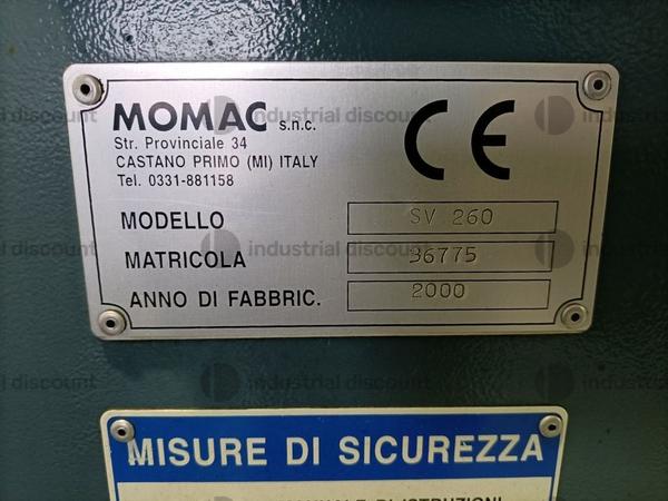 11#9299 Tornio parallelo MOMAC mod. SV 260 e 
Tornio parallelo COMM 260 in vendita - foto 5