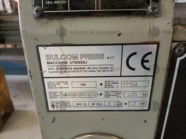 14#9299 Tornio parallelo Bulcom Castor in vendita - foto 2