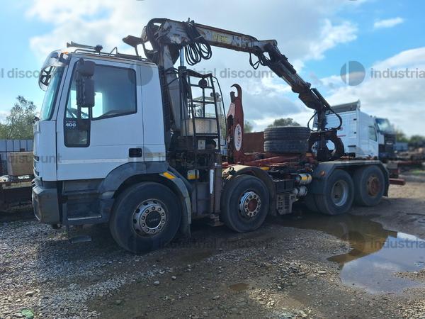 8#9304 Autocarro IvecoEurotech con gru e ragno/polipo a 6 chele in vendita - foto 1