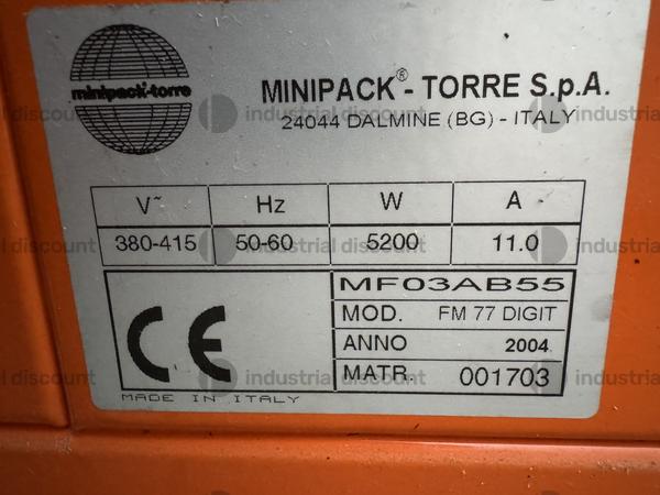 13#9315 Impacchetatrice termoretraibile Multicenter Minipack Torre spa in vendita - foto 4