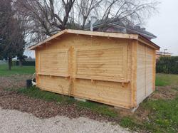 Asta di cabina insonorizzata casetta in legno e arredo ufficio - Lotto 4 (Asta 9345)
