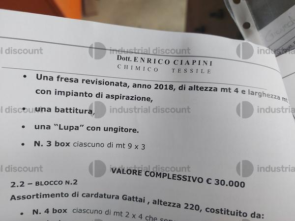 2#9351 Macchinari per la filatura tessile in vendita - foto 3