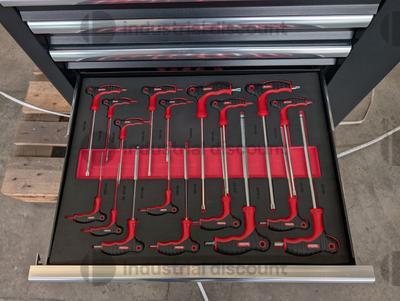 29#9361 FREUTEK TOL2801 Carrello Portautensili con 280 Utensili in vendita - foto 2