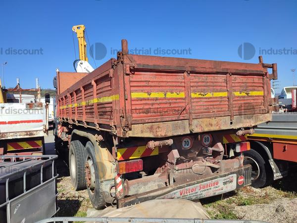 13#9387 Camion Fiat 180-26 ribaltabile trilateralecon Gru Bonfiglioli in vendita - foto 9