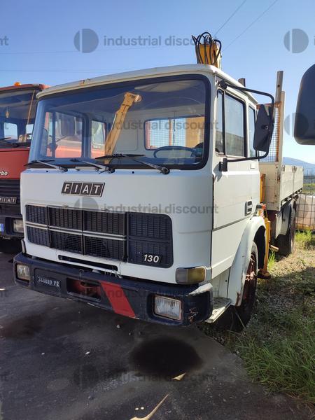 14#9387 Camion Fiat 130 ribaltabile trilaterale con Gru PM in vendita - foto 1
