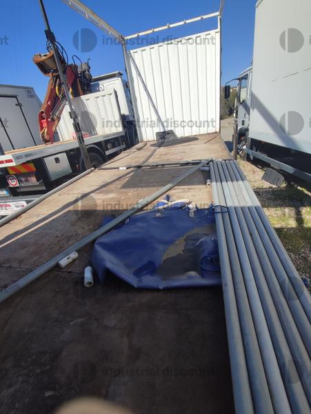 17#9387 Camion centinato IVECO Eurocargo 75e18sponda indraulica posteriore in vendita - foto 7