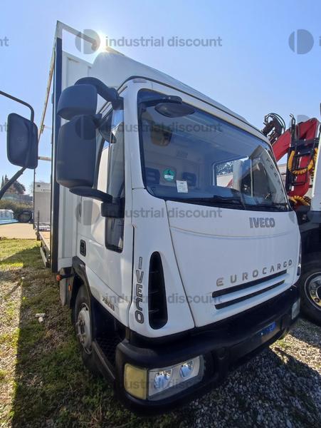 17#9387 Camion centinato IVECO Eurocargo 75e18sponda indraulica posteriore in vendita - foto 8