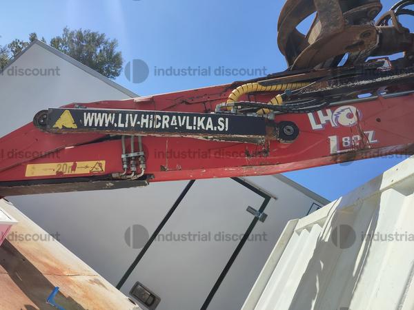 18#9387 Camion IVECO Eurotrakker a pianale con Gru e pinza per legna in vendita - foto 7
