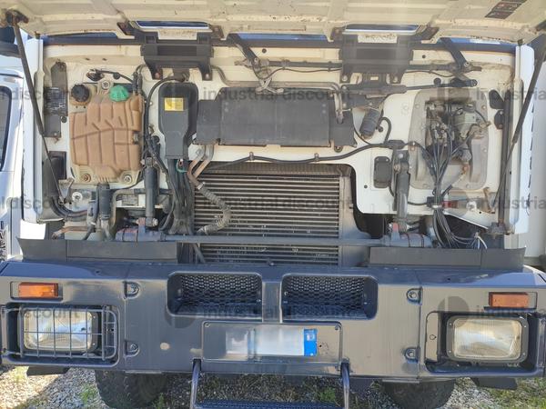 18#9387 Camion IVECO Eurotrakker a pianale con Gru e pinza per legna in vendita - foto 8