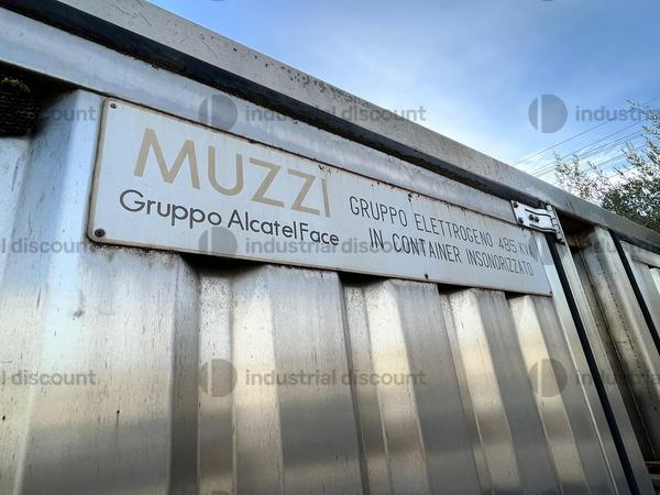 20#9387 Gruppo elettrogeno Muzzi Alcatel  Kw 485, motore Mercedes 12 cilindri in vendita - foto 6