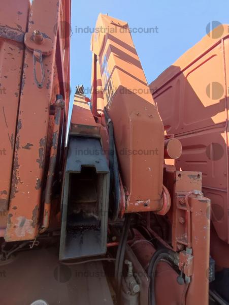 7#9387 Camion IVECO 180 ribaltabile trilaterale con gru Fassi 145 in vendita - foto 3