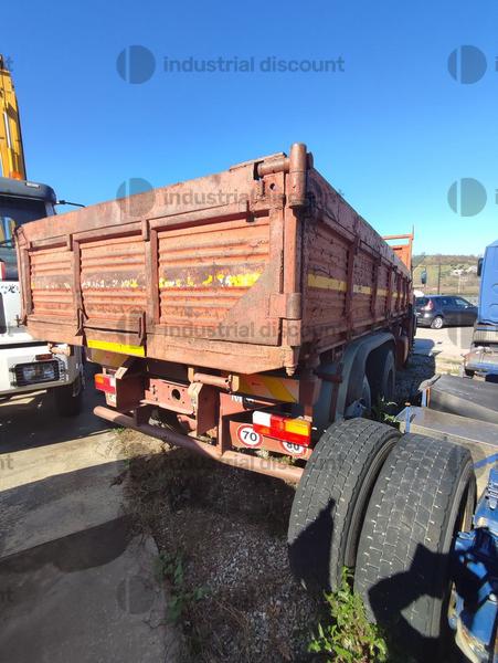 7#9387 Camion IVECO 180 ribaltabile trilaterale con gru Fassi 145 in vendita - foto 7