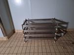 Immagine 1 - Cesti in acciaio per carni   Contenitore metallico in acciaio zincato  Carrello porta baltresche - Lotto 13 (Asta 9389)