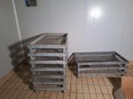 Immagine 5 - Cesti in acciaio per carni   Contenitore metallico in acciaio zincato  Carrello porta baltresche - Lotto 13 (Asta 9389)