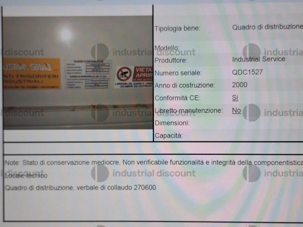 27#9389 Gruppo Frigorifero e trattamento aria  Quadro elettrico di distribuzione  Quadro elettrico di automazione in vendita - foto 42