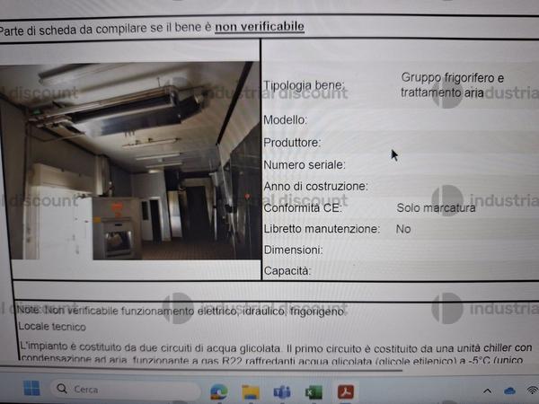27#9389 Gruppo Frigorifero e trattamento aria  Quadro elettrico di distribuzione  Quadro elettrico di automazione in vendita - foto 44