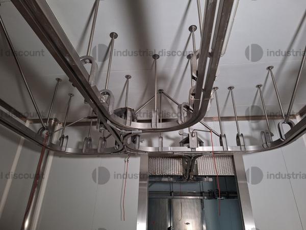 6#9389 Impianto di guidovia aerea birotaia complete di 26 Carrucole in vendita - foto 2