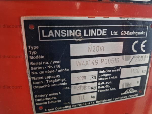 15#9410 Carrello commissionatore LINDE in vendita - foto 2