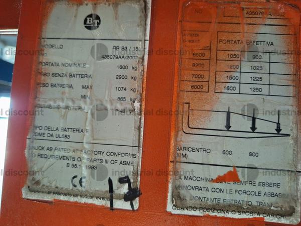 17#9410 Carrello rettrattile BT in vendita - foto 4