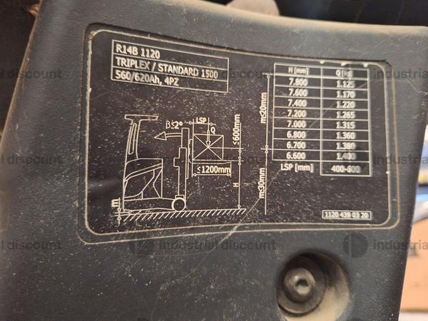 25#9410 Carrello retrattile LINDE in vendita - foto 6