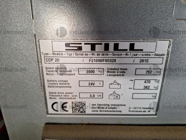 8#9410 Carrello commissionatore  STILL in vendita - foto 2