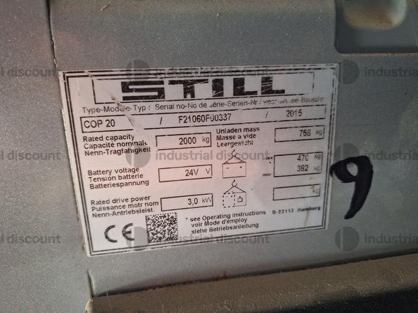 9#9410 Carrello commissionatore STILL in vendita - foto 2