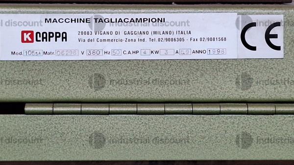 5#9416 Taglierina zig zag Cappa 105 SA in vendita - foto 2