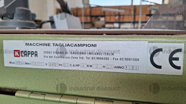 5#9416 Taglierina zig zag Cappa 105 SA in vendita - foto 7