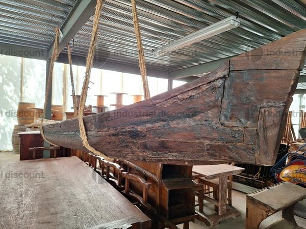 8#9425 Canoa Borneo e Armadietto con Sculture Timor in vendita - foto 6